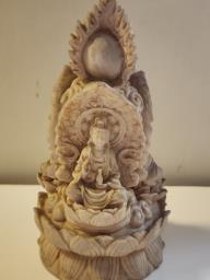 Tibetan boxwood carving image 1