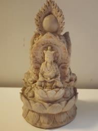 Tibetan boxwood carving image 3