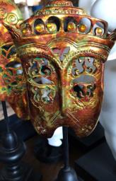 Unwanted Preowned Metal Masks Décor set image 2