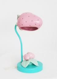 Vintage Ceramic Strawberry Table Light image 1
