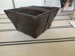Vintage Chinese Rice Measure Bucket image 1