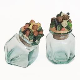 Vintage French Bottle Pair image 1