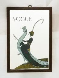 Vintage French Vogue  Mirror image 1