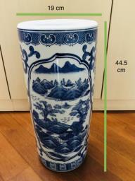 Vintage Oriental Chinese Umbrella Stand image 1