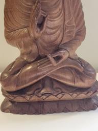 Wood carving - Sakyamuni image 3