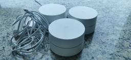 3 Google Wifi Mesh Routers Perfect Cndtn image 1