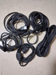 Assorted Cables Power Cords and More image 2