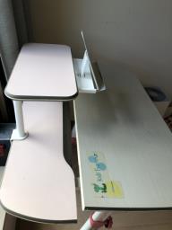 Adjustable design study desk with chair image 2