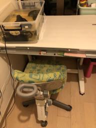Adjustable study desk with chair image 5