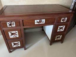 Beautiful authentic Hk made desk  hutch image 6