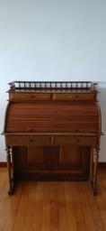 Beautifula Vintage Roll Top Desk image 1