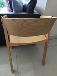 Beech armchair with Free study desk image 2