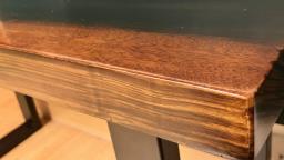 Hardwood Slab Desk - Posh image 1