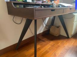 high quality wood study table image 1