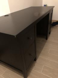 Ikea Study desk black image 1