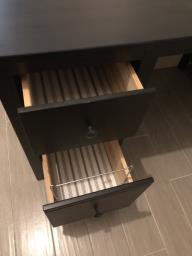 Ikea Study desk black image 2