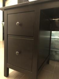 Ikea Study desk black image 6