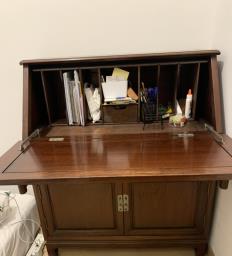 Solid Rosewood Writing Bureau image 1