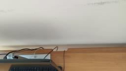 Solid wood desk circa 54 x 117 x 68cm image 3