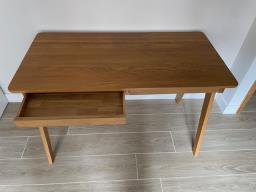 Solid Wood Desk with 2 Drawers by Fuurn image 2