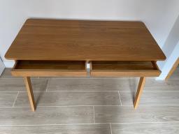 Solid Wood Desk with 2 Drawers by Fuurn image 3