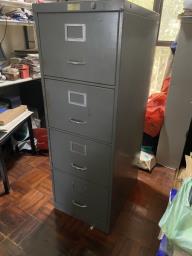 Steel Filing Cabinets with 4 Drawers x 2 image 1