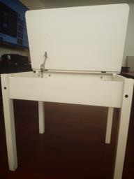 Stylish White Kids Study Desk image 1