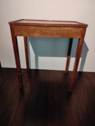 Vintage Real Wood School Desk image 3