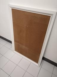 Wooden frame pinboard image 1