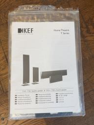 2  Kef T301 Slimline Speakers Wstands image 1