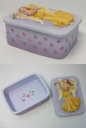 Angel ceramic jewelry box image 3