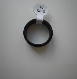 Black Metal Ring  Band image 1