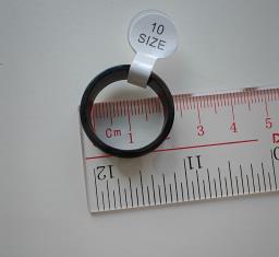 Black Metal Ring  Band image 2