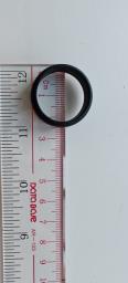 Black Silicone Ring  Band image 2