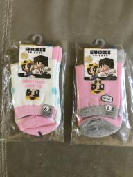 Brand new socks 2 pairs made in Korea image 1