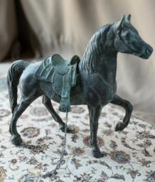 Bronze Cast Chinese War Horse image 1