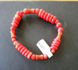 coral beads bracelet image 2