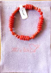 coral beads bracelet image 3