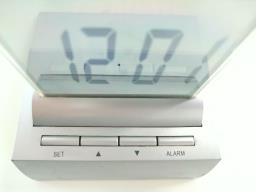 Digital clock alarm thermometer timer image 2
