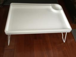 Fold up tray with legs image 1