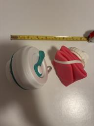 Foldable water bottle in pink image 2