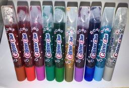 Glitter glue 10 colours image 1