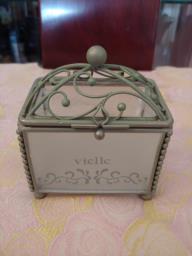 Petite Classic Glass Jewellery Box image 1