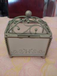 Petite Classic Glass Jewellery Box image 3