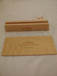 Photo Calendar Card Wooden Holder image 2