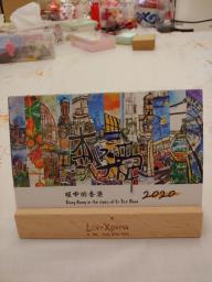 Photo Calendar Card Wooden Holder image 3