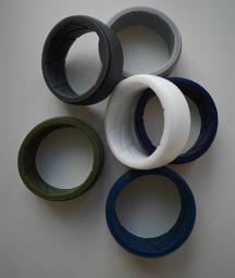 Set of Assorted Silicone Rings  Bands image 1