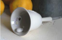 Vintage Ceramic Bell White image 2