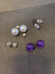 4 sets of earrings image 1