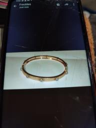 Buccellati Gold Bracelet With Diamonds image 2